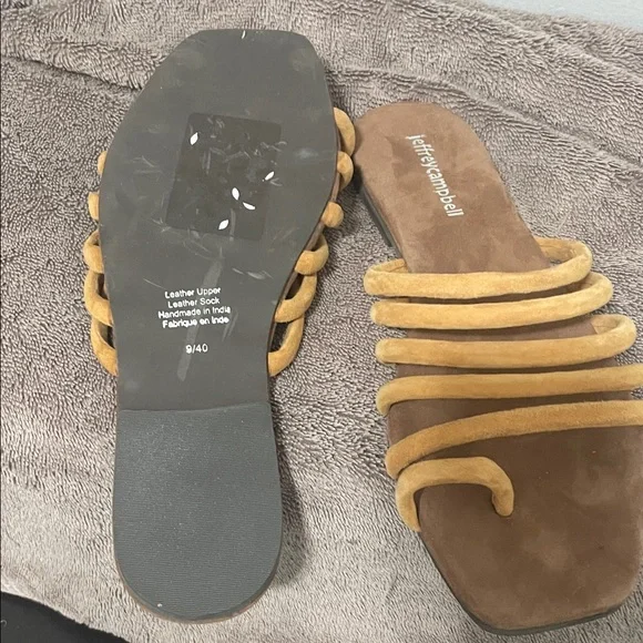 Jeffrey Campbell Women's Tan Sandals - Picture 3 of 4